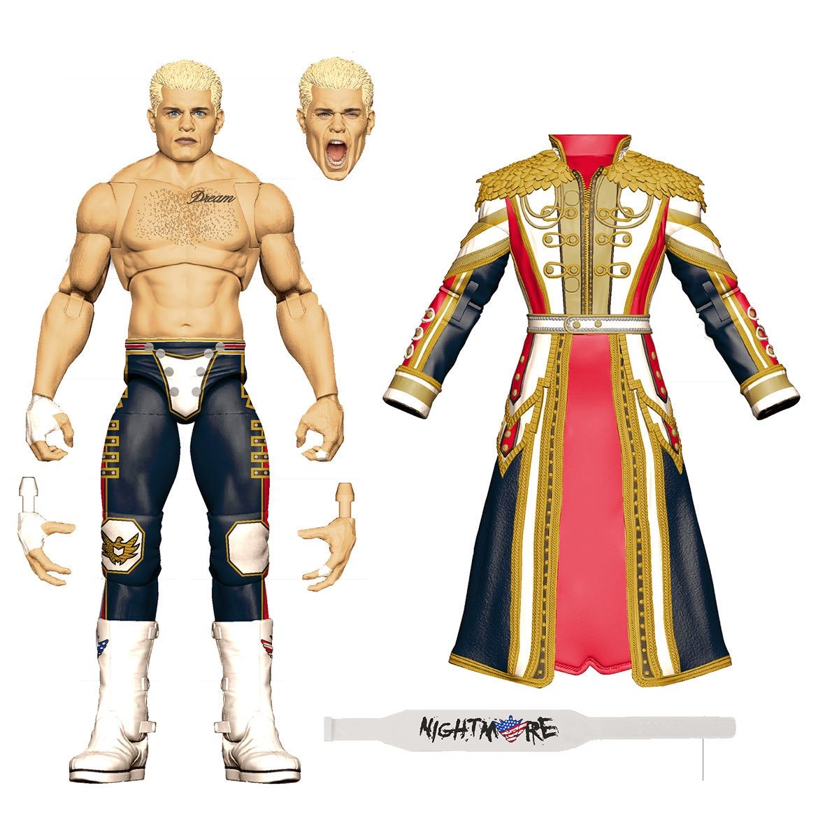 IN STOCK! WWE ULTIMATE EDITION WAVE 21 CODY RHODES ACTION FIGURE