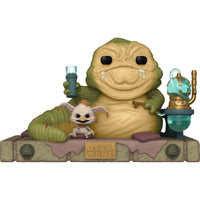 IN STOCK! Star Wars: Return of the Jedi 40th Anniversary Jabba and Salacious Crumb Deluxe Funko Pop! Vinyl Figure