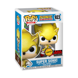 IN STOCK! (CHASE) Sonic the Hedgehog Super Sonic Funko Pop! Vinyl Figure #923 - AAA Anime Exclusive