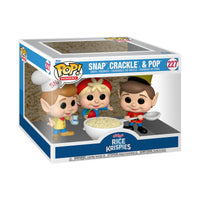 IN STOCK! Kelloggs Rice Krispies Snap, Crackle, and Pop Funko Pop! Vinyl Moment #227