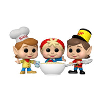 IN STOCK! Kelloggs Rice Krispies Snap, Crackle, and Pop Funko Pop! Vinyl Moment #227