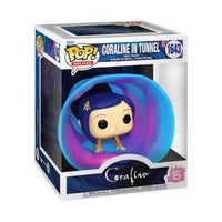 IN STOCK! (SET OF 2) Coraline 15th Anniversary Coraline in Tunnel Deluxe Funko Pop! #1643 AND Coraline 15th Anniversary Wybie Lovat Funko Pop! #1644