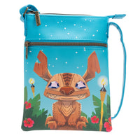 IN STOCK! Lilo and Stitch Tiki Stitch Passport Bag - Entertainment Earth Exclusive