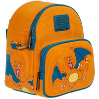 IN STOCK! Pokemon Charizard Corduroy Convertible Mini-Backpack - Entertainment Earth Exclusive