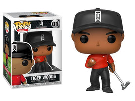 IN STOCK! Tiger Woods Red Shirt Pop! Vinyl Figure
