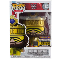 IN STOCK! WWE King Macho Man Metallic Pop! Vinyl Figure #112 - Entertainment Earth Exclusive