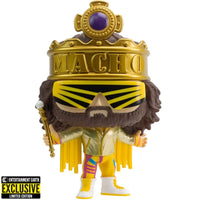 IN STOCK! WWE King Macho Man Metallic Pop! Vinyl Figure #112 - Entertainment Earth Exclusive