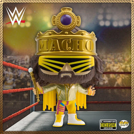 IN STOCK! WWE King Macho Man Metallic Pop! Vinyl Figure #112 - Entertainment Earth Exclusive