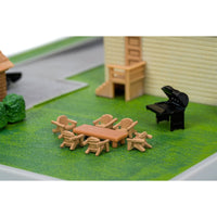 IN STOCK! Fast and Furious Nano Scene Hollywood Rides Dom Torretto's House and Die-Cast Metal Vehicle Playset