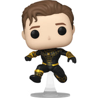 IN STOCK! Spider-Man: No Way Home Unmasked Spider-Man Black Suit Pop! Vinyl Figure - AAA Anime Exclusive