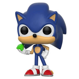IN STOCK! Sonic the Hedgehog with Emerald Pop! Vinyl Figure