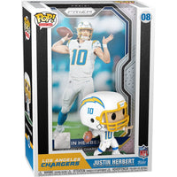 IN STOCK! NFL Los Angeles Chargers Justin Herbert Pop! Trading Card Figure