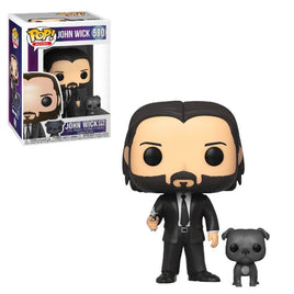 IN STOCK! John Wick with Dog Pop! Vinyl Figure and Buddy