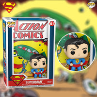 IN STOCK! Superman Action Comics Pop! Comic Cover Figure