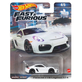 IN STOCK! Hot Wheels Fast and Furious Porsche Cayman GT4