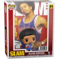 IN STOCK! NBA SLAM Allen Iverson Pop! Cover Figure with Case