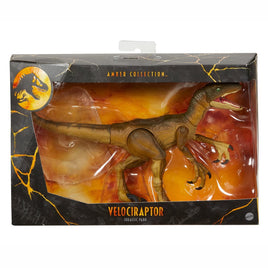 Jurassic Park Velociraptor Amber Collection Figure (PRE-ORDER)