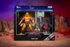 IN STOCK! Masters of the Universe: Revelation Masterverse Deluxe Savage He-Man with Orko