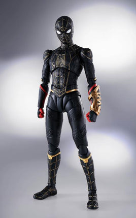 IN STOCK! Spider-Man: No Way Home S.H.Figuarts Spider-Man (Black & Gold Suit)