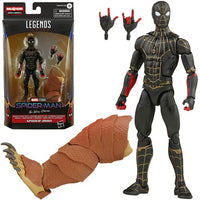 IN STOCK! Spider-Man: No Way Home Marvel Legends Black and Gold Suit Spider-Man (Marvel's Armadillo BAF)