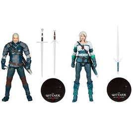 IN STOCK! The Witcher 3: Wild Hunt 7-Inch Action Figure set of 2 Witcher and Ciri