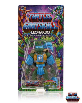 IN STOCK! M.O.T.U ORIGINS TURTLES OF GRAYSKULL LEONARDO