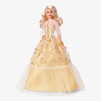 
              IN STOCK! Barbie Holiday Doll 2023 with Platinum Blonde Hair
            