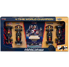 IN STOCK! Bburago: Formula 1 Oracle Red Bull 4-Time World Champion 1:43 Scale Die-Cast Metal Vehicle 4-Pack