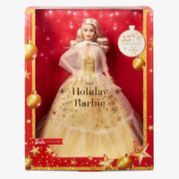 
              IN STOCK! Barbie Holiday Doll 2023 with Platinum Blonde Hair
            