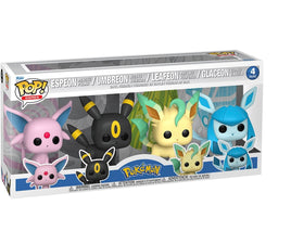 IN STOCK! Pokemon Eevee Evolutions Funko Pop! Vinyl Figure 4-Pack