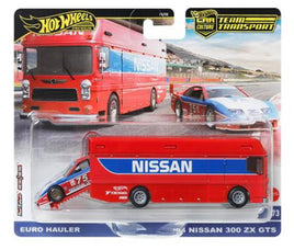 IN STOCK! Hot Wheels Team Transport 2024 Mix 4, 1994 Nissan 300 ZX GTS with Euro Hauler