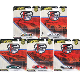 IN STOCK! Hot Wheels Car Culture 2026 Mix 5 Vintage Racing Vehicle (SET OF 5)