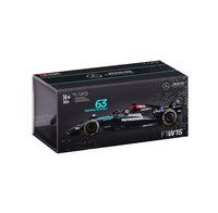 
              IN STOCK! Bburago: Formula 1 Mercedes W15 George Russell #63 with Helmet (2024) Die-Cast Metal 1:43 Scale Vehicle
            