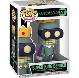 IN STOCK! Futurama Super King Bender Funko Pop! Vinyl Figure #2211