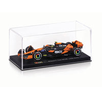 
              IN STOCK! Bburago: Formula 1 McLaren MCL38 Lando Norris # 4 with Helmet (2024) Die-Cast Metal 1:43 Scale Vehicle
            