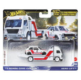 IN STOCK! Hot Wheels Team Transport 2025 Mix 3 Vehicle, ‘73 Honda Civic Custom with Aero Lift