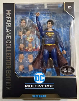 IN STOCK! (PLATINUM, CHASE VARIANT) DC McFarlane Collector Edition Superman: The Movie 1978 Superman 7-Inch Scale Action Figure #25