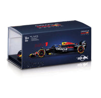 
              IN STOCK! Bburago: Formula 1 Oracle Red Bull RB20 Max Verstappen #1 with Helmet (2024) Die-Cast Metal 1:43 Scale Vehicle
            