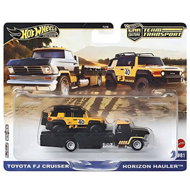 IN STOCK! Hot Wheels Team Transport 2025 Mix 3 Vehicle, Toyota FJ Cruiser with Horizon Hauler