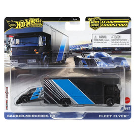 IN STOCK! Hot Wheels Team Transport 2024 Mix 2: Sauber - Mercedes C9 with Fleet Flyer