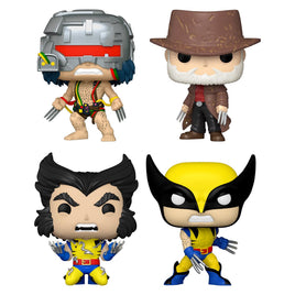 IN STOCK! Wolverine 50th Anniversary Funko Pop! Vinyl Figures SET OF 4