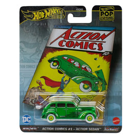 IN STOCK! Hot Wheels Pop Culture 2024 Mix 6, Action Comics #1 - Action Sedan