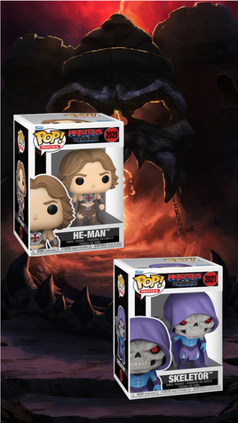 IN STOCK! Masters of the Universe 2026 (SET OF 2) Funko Pop! Vinyl Figure. Skeletor #2021 and He-Man #2020