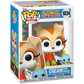 IN STOCK! Sonic The Hedgehog Cream Funko Pop! Vinyl Figure with Cheese Buddy #1034