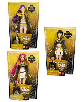 KPop Demon Hunters Golden Singing Dolls (SET of 3)