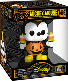 IN STOCK! Mickey Mouse Halloween Light-Up Super Funko Pop! Vinyl Figure #1493