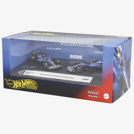IN STOCK! Hot Wheels Premium Formula 1 Atlassian Williams Racing 2-Pack - Alex Albon #23 & Carlos Sainz #55