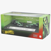 
              IN STOCK! Hot Wheels Premium Formula 1 KICK Sauber F1 Team 2-Pack - Nico Hulkenberg #27 & Gabriel Bortoleto #5
            
