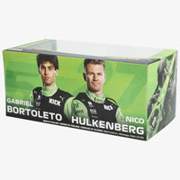 
              IN STOCK! Hot Wheels Premium Formula 1 KICK Sauber F1 Team 2-Pack - Nico Hulkenberg #27 & Gabriel Bortoleto #5
            