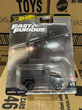 IN STOCK! Hot Wheels Fast and Furious 2025 Mix 1, Land Rover Defender 110